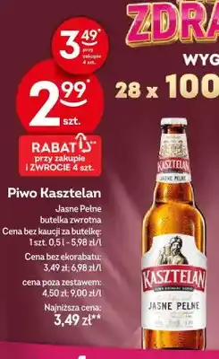 Żabka Piwo Kasztelan Jasne Pełne oferta
