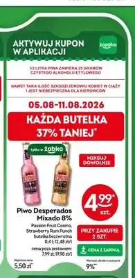 Żabka Piwo Desperados Mixado Strawberry Rum Punch oferta