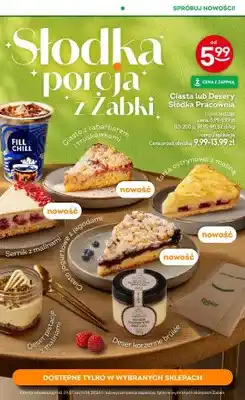 Żabka Ciasto z rabarbarem i truskawkami Słodka Pracownia oferta