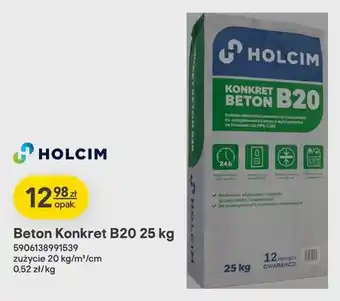 Beton Konkret Holcim B20