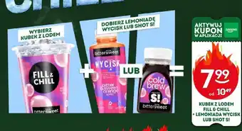 Żabka Zestaw kubek z lodem Fill & Chill + lemoniada Wycisk lub shot S! oferta