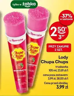 Żabka Lody Chupa Chups truskawka oferta
