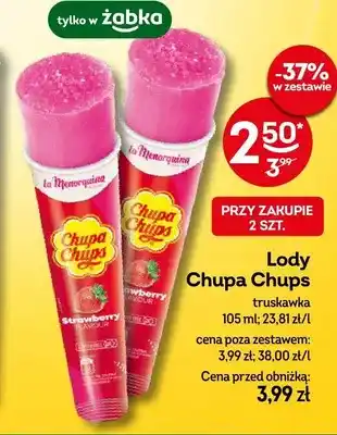 Żabka Lody Chupa Chups truskawka oferta