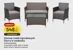 Castorama Zestaw mebli ogrodowych Derry 4-osobowy oferta