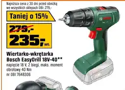 OBI Wiertarko-wkrętarka Bosch EasyDrill oferta