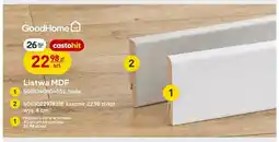 Castorama Listwa MDF kaszmir GoodHome wys. 8 cm oferta