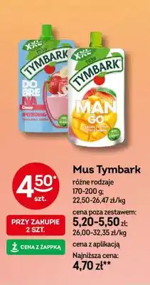 Żabka Mus Tymbark Pudding Truskawka Banan oferta