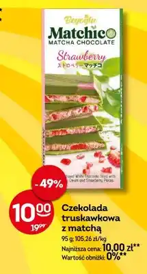 Żabka Czekolada truskawkowa z matchą Beyoğlu Matchico oferta
