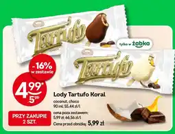 Żabka Lody Tartufo Koral choco oferta