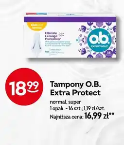 Żabka Tampony O.B. Extra Protect normal oferta