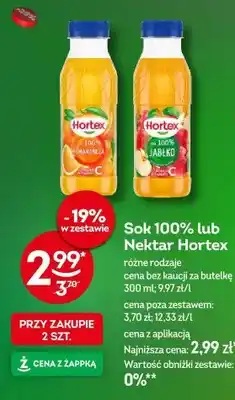 Żabka Sok 100% Pomarańcza Hortex oferta