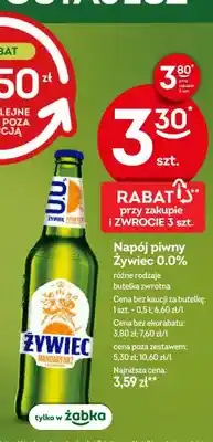 Żabka Napój piwny Żywiec Mandarynż oferta