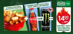 Żabka Zestaw chrupbox + napój Coca-Cola 0,5 l oferta