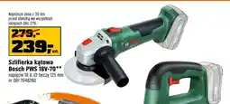 OBI Szlifierka kątowa Bosch PWS oferta