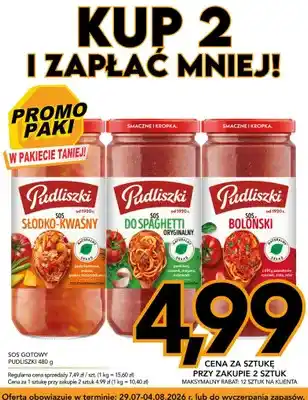 Kupiec Sos boloński Pudliszki oferta