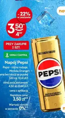 Żabka Napój Mirinda Orange oferta