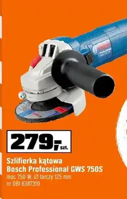 OBI Szlifierka kątowa Bosch Professional GWS 750S oferta