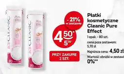 Żabka Płatki kosmetyczne Cleanic Pure Effect oferta
