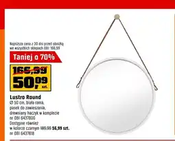 OBI Lustro Round białe oferta