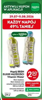 Żabka Napój witaminowy Ibish Elixir Młodości Vitamin Water Elixir Młodości oferta