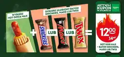 Żabka Zestaw hot dog Max + baton Snickers oferta