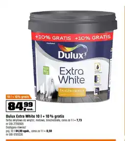 OBI Farba akrylowa Dulux Extra White oferta