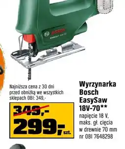 OBI Wyrzynarka Bosch EasySaw oferta