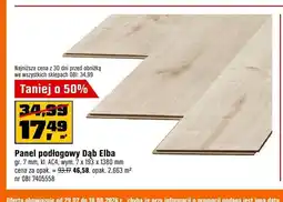 OBI Panel podłogowy Dąb Elba 7 mm AC4 oferta