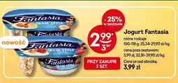 Żabka Jogurt Fantasia Greek Style Granola z czerwonymi owocami i białą czekoladą oferta