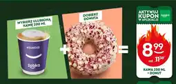 Żabka Zestaw kawa 200 ml + donut oferta