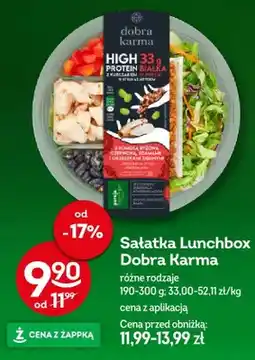 Żabka Sałatka Lunchbox Dobra Karma w stylu azjatyckim z kurczakiem oferta