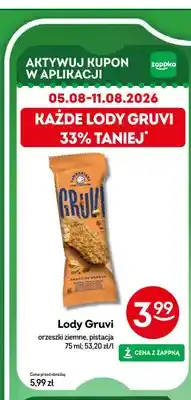 Żabka Lody Gruvi orzeszki ziemne Sammontana oferta