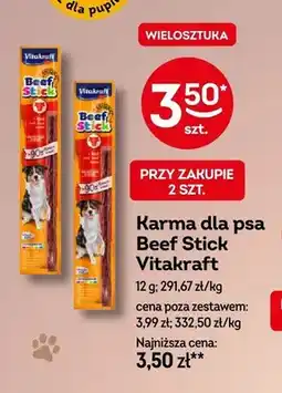 Żabka Karma dla psa Beef Stick Vitakraft oferta