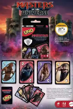 Empik Karty UNO He-Man Masters of the Universe Władcy Wszechświata oferta