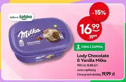 Żabka Lody Chocolate & Vanilla Milka oferta