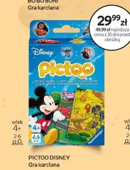 Empik Gra karciana Pictoo Disney Ravensburger oferta