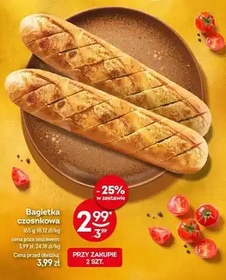 Żabka Bagietka czosnkowa oferta