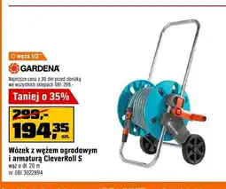 OBI Wózek z wężem ogrodowym i armaturą Gardena CleverRoll S oferta