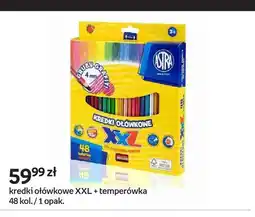 Empik Kredki ołówkowe Astra XXL z temperówką oferta