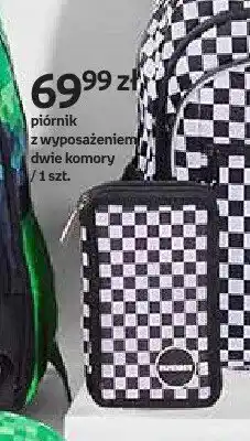 Empik Piórnik z wyposażeniem dwukomorowy Backup w szachownicę oferta