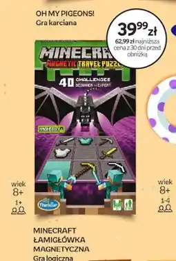 Empik Gra logiczna Minecraft Łamigłówka Magnetyczna oferta
