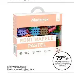 Empik Klocki konstrukcyjne Marioinex Mini Waffle Pastel oferta