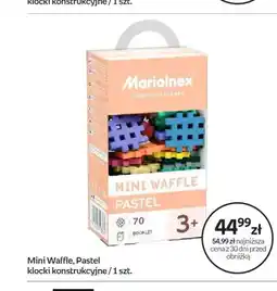 Empik Klocki konstrukcyjne Marioinex Mini Waffle Pastel oferta