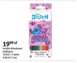Empik Kredki ołówkowe trójkątne Disney Stitch oferta