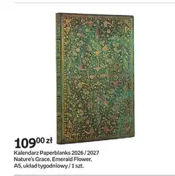 Empik Kalendarz Paperblanks 2026/2027 Emerald Flower A5 oferta
