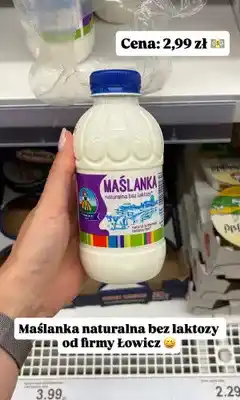 Dino Maślanka naturalna bez laktozy Łowicz oferta