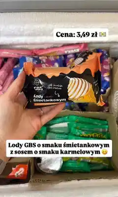 Dino Lody GBS o smaku śmietankowym z sosem o smaku karmelowym oferta