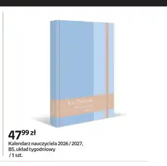Empik Kalendarz nauczyciela 2026/2027 B5 układ tygodniowy oferta