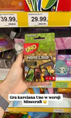 Dino Gra karciana UNO Minecraft oferta