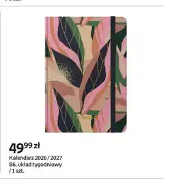 Empik Kalendarz 2026/2027 B6 układ tygodniowy oferta